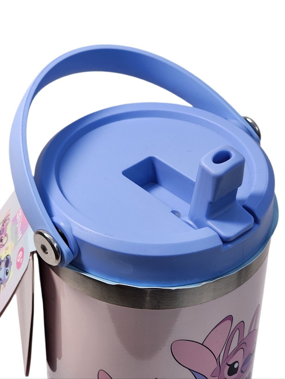 Disney X Primark STITCH ANGEL SCRUMP Stainless Steel Travel Mug - 40 oz - NWT - Picture 3 of 5